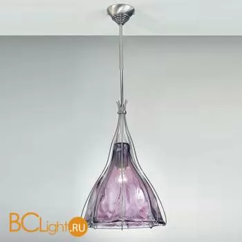 Потолочный светильник IDL Helium 336/1SG SATIN NICKEL + CHROME AMETHYST