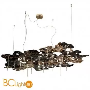 Подвесной светильник IDL Leaves 605/16 black nickel, dark bronze and light gold - Фото 0