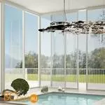 Подвесной светильник IDL Leaves 605/16 black nickel, dark bronze and light gold - Фото 1