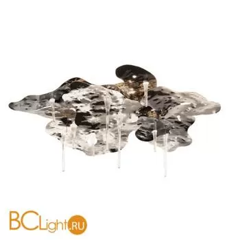 Потолочный светильник IDL Leaves 605/5PF black nickel