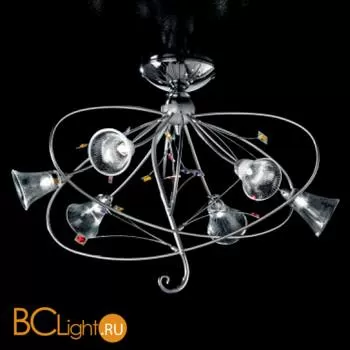 Потолочная люстра IDL Luce da Vivere artesia 420/6PF Transparent Color