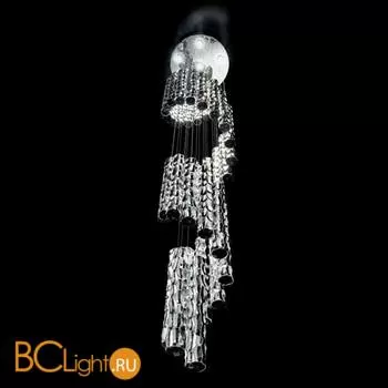 Потолочный светильник IDL Bamboo 423/35 chrome / completely chromed Murano glass