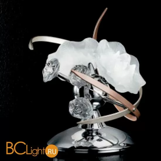 Настольная лампа IDL Bouquet 426/2L Bronze Chrome White