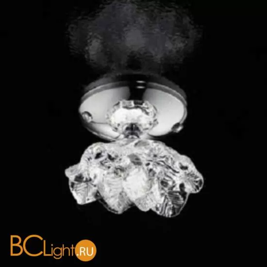 Спот (точечный светильник) IDL Bouquet 426/1PF Chrome Transparent