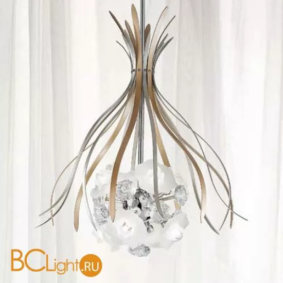 Подвесной светильник IDL Bouquet 426/8 Bronze Chrome White