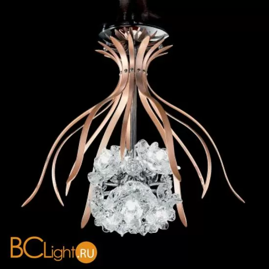 Потолочный светильник IDL Bouquet 426/6PF Bronze Chrome Transparent