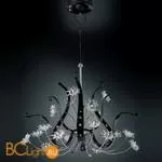 Люстра IDL Girasole 374/12+6 CHROME + BLACK