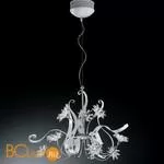 Люстра IDL Girasole 374/6+3 CHROME + WHITE