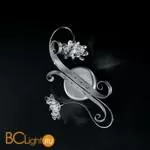 Настенный светильник IDL Girasole 374/2A CHROME + BRIGHT SILVER