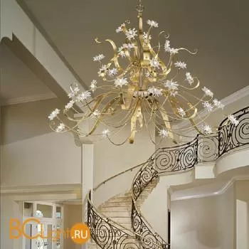 Люстра IDL Girasole 374/18+18 Gold Transparent