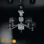 Потолочная люстра IDL Mary 387/5PF Black AMETHYST