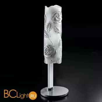 Настольная лампа IDL Luce da Vivere tuberose 424/1L Chrome Silver