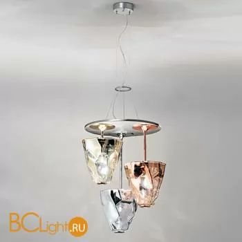 Подвесной светильник IDL Lume 515/3S chrome + multi