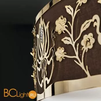 Подвесной светильник IDL Margot 538/100 Light gold+Brown cotton - Фото 0