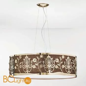 Подвесной светильник IDL Margot 538/100 Light gold+Brown cotton