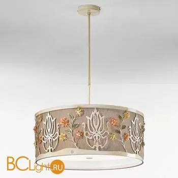 Потолочный светильник IDL Margot 537/70 soft ivory+Canapa - Фото 0