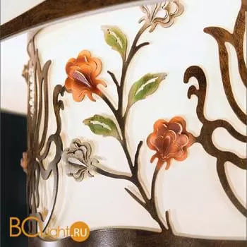 Потолочный светильник IDL Margot 537/11PF rovere striato+Creme - Фото 0