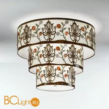 Потолочный светильник IDL Margot 537/11PF rovere striato+Creme