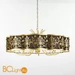 Люстра IDL Margot 540/8 Matt gold+Brown cotton