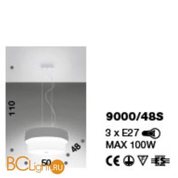 Подвесной светильник IDL Maya 9000/48S - Схема