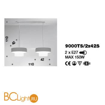 Подвесной светильник IDL Maya 9000TS/2x42S - Схема