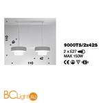 Подвесной светильник IDL Maya 9000TS/2x42S - Схема