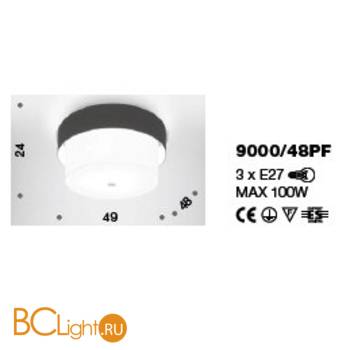 Потолочный светильник IDL 9000/48PF - Схема