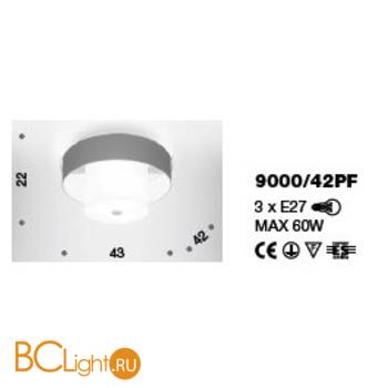 Потолочный светильник IDL 9000/42PF - Схема
