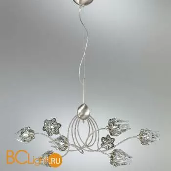 Люстра IDL Medusa 266/8 266/8 Brushed nickel V286/144/22