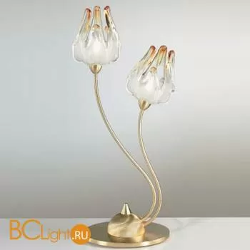 Настольная лампа IDL Medusa 266/2L Brushed gold V286/146/22