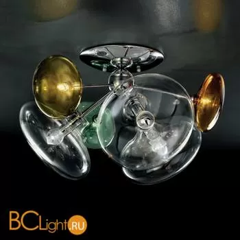 Потолочный светильник IDL Moira 366/6PF chrome + multicolour