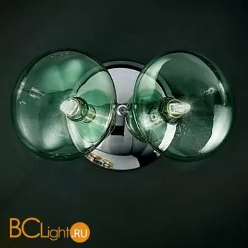 Бра IDL Moira 366/2A chrome + VERDE