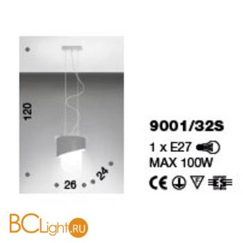Подвесной светильник IDL Nettuno 9001/32S - Схема