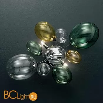 Настенный светильник IDL Nuvola 372/2A-PF chrome + multicolour