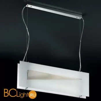 Подвесной светильник IDL Onda 360/2S SATIN CRYSTAL GLASS + PLATINUM