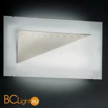 Настенный светильник IDL Onda 360/2AP SATIN CRYSTAL GLASS + PLATINUM