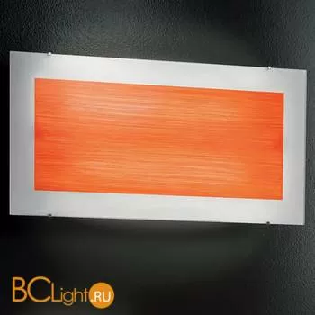 Настенный светильник IDL Onda 360i/2AP SATIN CRYSTAL GLASS + ORANGE