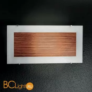 Настенный светильник IDL Onda 360i/2AG SATIN CRYSTAL GLASS + BROWN