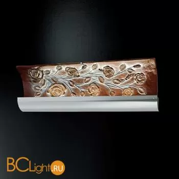 Настенный светильник IDL 416/1AN SILVER + BROWN COLOUR