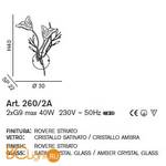 Бра IDL Orchidea 260/2A Rovere striato V285/00.96/22 - Схема