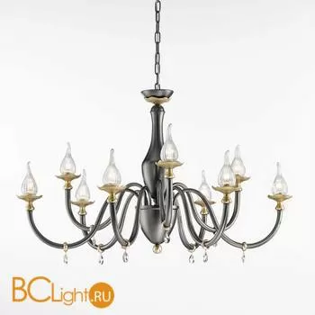 Люстра IDL Poesia 531/6+3 nickel+gold