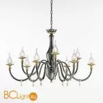 Люстра IDL Poesia 531/6+3 nickel+gold