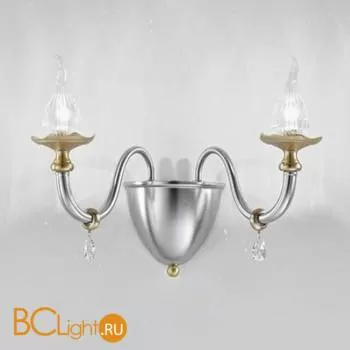 Бра IDL Poesia 531/2A chrome+brushed gold