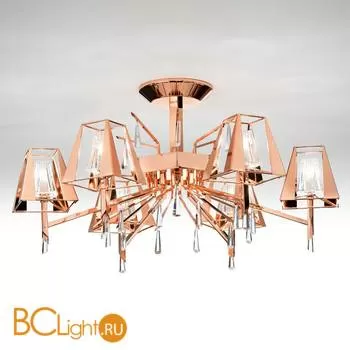 Потолочная люстра IDL Prestige 532/6PF copper