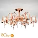 Потолочная люстра IDL Prestige 532/6PF copper