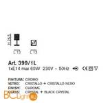 Настольная лампа IDL Prince 399/1L Black - Схема