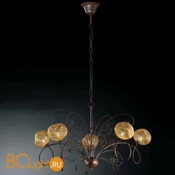 Люстра IDL Pulegosa 358/5 Castagno V397/210/22