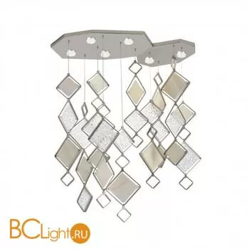 Потолочный светильник IDL Quadrie 565/M4PF+565/M2PF chrome + transparent with white onyx