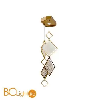 Настенный светильник IDL Quadrie 564/1A bronze + smoke grey and white onyx