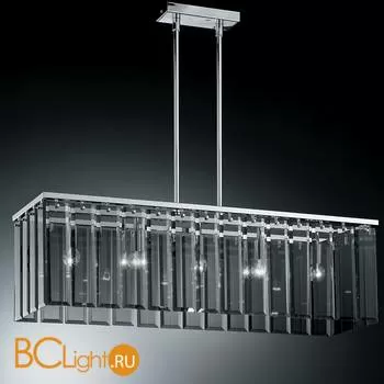 Подвесной светильник IDL Roma 359/5S chrome / smoke grey with engraving